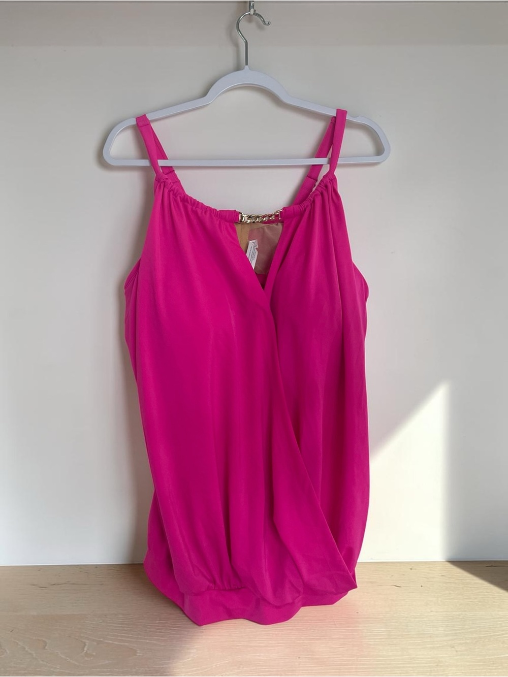 Cacique Underwire Chain-Detail Tankini Top & Skort Bottoms 42DDD/20 - Picture 2 of 15